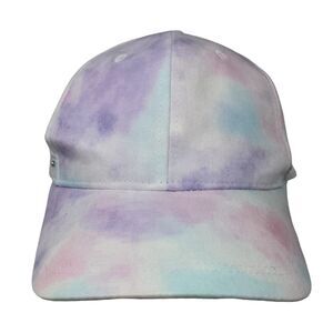 Unbranded Slideback Hat Multicolor One Size Adjustable Tie Dye Blank Cotton
